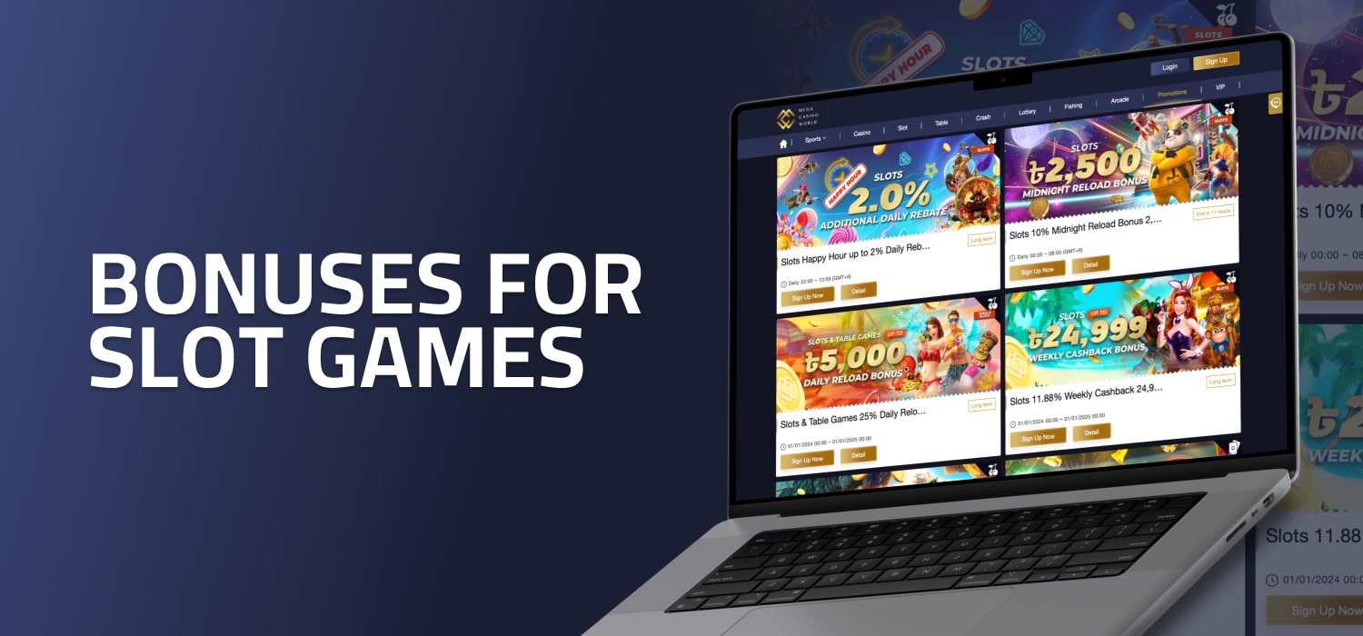 available bonuses for slot games