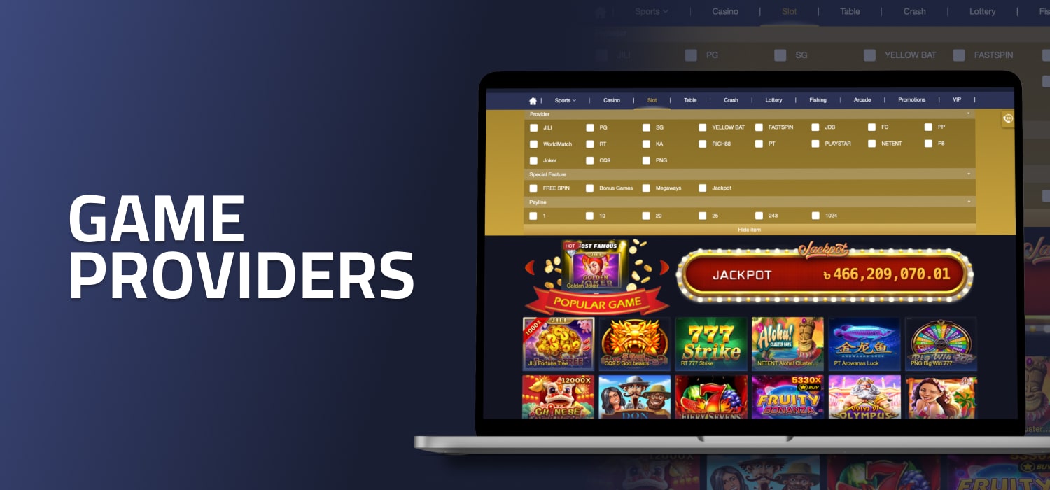 providers of slot games